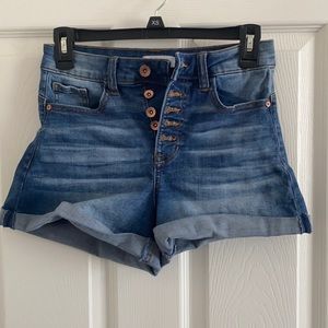 Denim High Waist Shorts